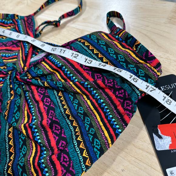 Miraclesuit NWT Love Knot Tankini Top in Raya De Sol Size 16 Underwire Bra Top - Picture 9 of 10